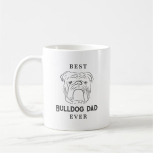 Caneca De Café Melhor Pai de Bulldog de Todos os Tempos
