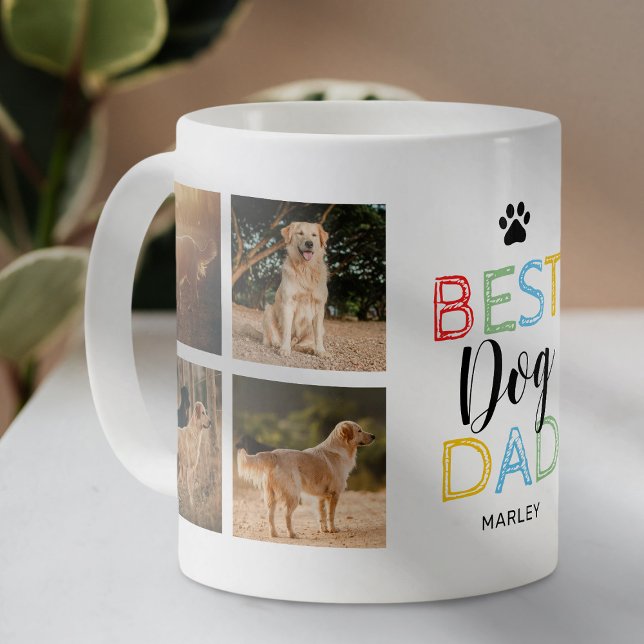 Caneca De Café Melhor Pai de Cachorro (Criador carregado)