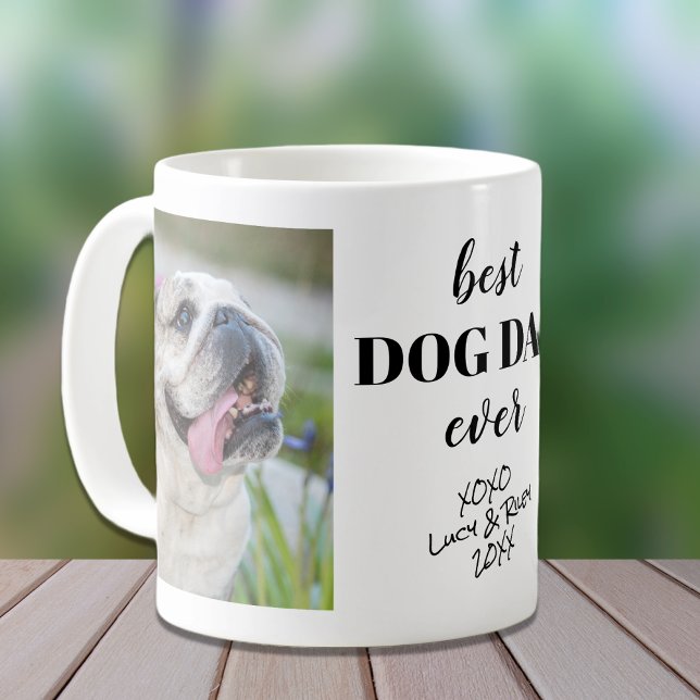 Caneca De Café Melhor Pai De Cachorro Alguma Vez Personalizado Fo (Criador carregado)