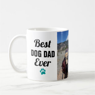 Caneca De Café Melhor Pai de Cachorro   Colagem de Fotografias de