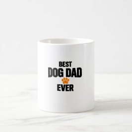 Caneca de café Melhor Pai de Cachorro de Todos os