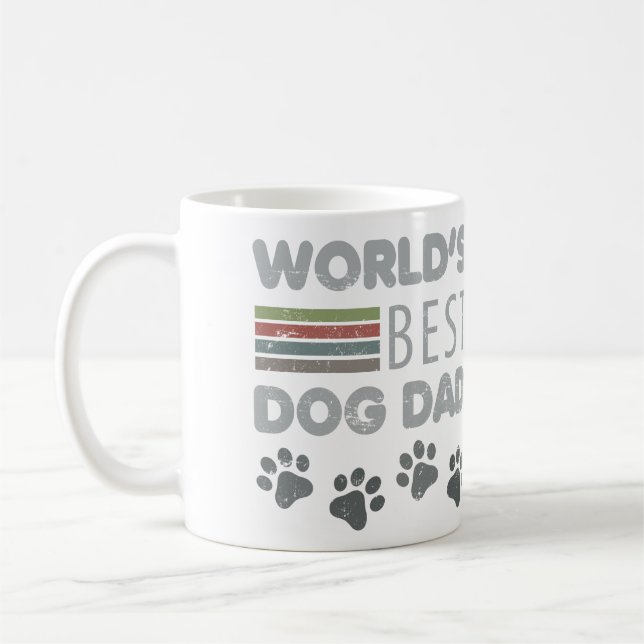 Caneca De Café Melhor Pai de Cachorro do Mundo (Esquerda)