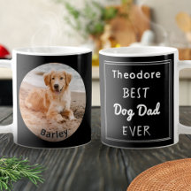 Melhor Pai de Cachorro Foto Personalizada do Pet N