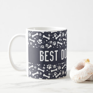 Caneca De Café Melhor Pai De Cachorro Impressão De Cachorro
