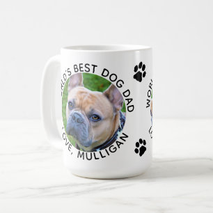 Caneca De Café Melhor Pai De Cães Do Mundo - Foto De Pet