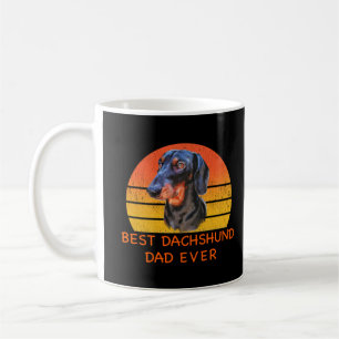 Caneca De Café Melhor pai de dachshund jamais T-Shirt
