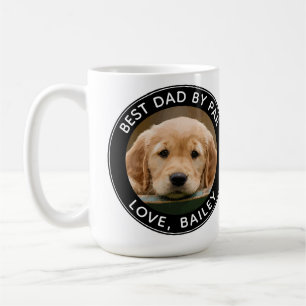 Caneca De Café Melhor Pai De Foto De Cão Personalizado Por Par P