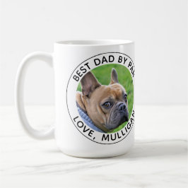 Caneca De Café Melhor Pai De Foto De Cão Personalizado Por Par Pr
