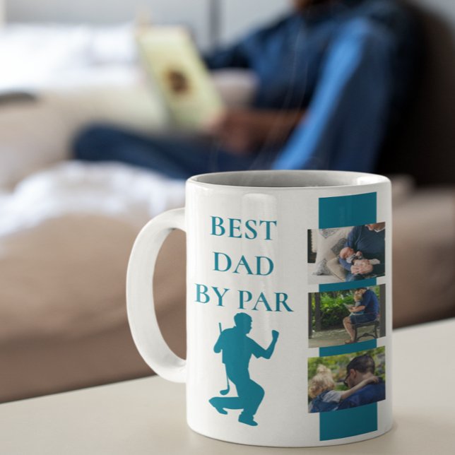 Caneca De Café Melhor Pai de Par Golf Coffee Mug (Criador carregado)