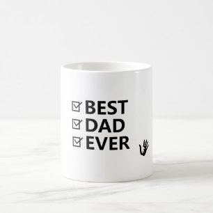 Caneca De Café Melhor Pai de sempre - Presente engraçado e sincer