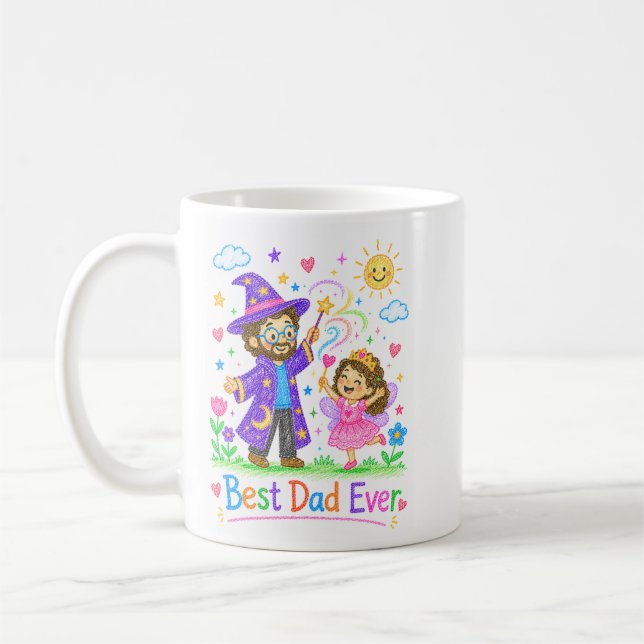 Caneca De Café Melhor Pai de Todos (Esquerda)
