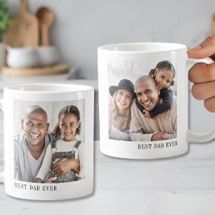 Caneca De Café Melhor Pai de Todos Foto Personalizada