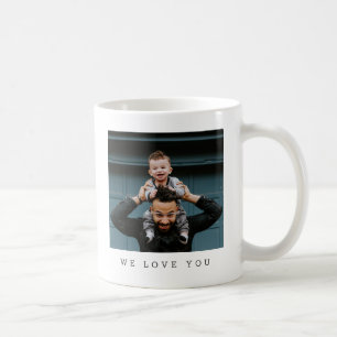 Caneca De Café Melhor Pai de Todos os Tempos Duas Fotos Lembrança