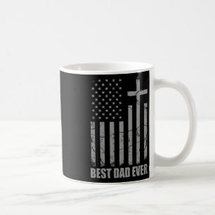 Caneca De Café Melhor Pai de Todos os Tempos Pai Cristão Patrióti