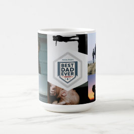 Caneca De Café Melhor Pai de Todos Tipografia de Paternidade Desi