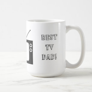 Caneca De Café Melhor Pai de TV!