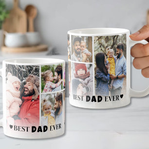 Caneca De Café Melhor Pai do Mundo 8 Colagem de Fotos