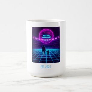 Caneca De Café Melhor Pai do Mundo Cyberpunk Futebol Retro