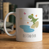 Melhor Pai do Mundo Desenho Animado Divertido Dino