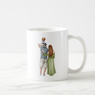 Caneca De Café Melhor Pai do Mundo, Família Filho e Mãe