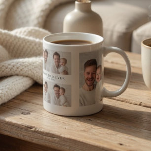 Caneca De Café Melhor Pai do Mundo Foto Dia dos Pais Personaliz