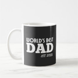 Caneca De Café Melhor Pai do Mundo Foto Personalizada