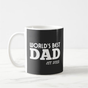 Caneca De Café Melhor Pai do Mundo Foto Personalizada