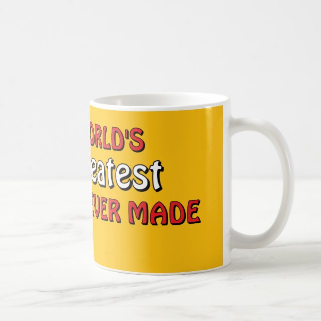 Caneca de café "Melhor Pai do Mundo Já Feito"  (Direita)