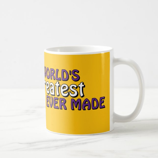 Caneca de café "Melhor Pai do Mundo Já Feito"  (Direita)