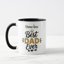 Caneca de Café Melhor Pai do Mundo Presente do Dia