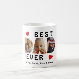 Caneca De Café Melhor Pai Ever 3 Fotografia Personalizada