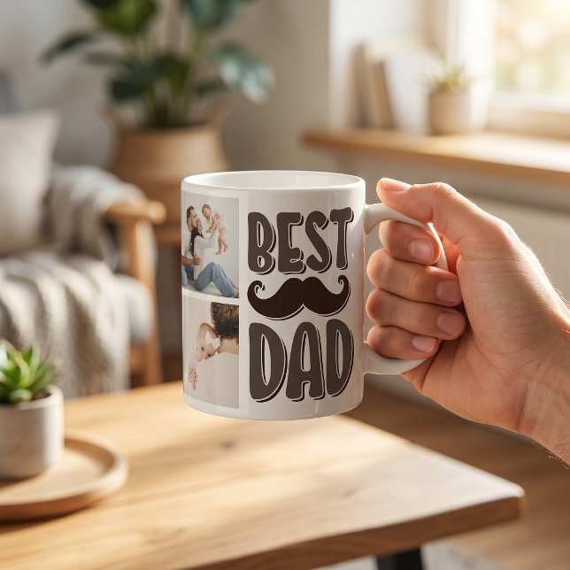 Caneca De Café Melhor Pai Foto Personalizada Presente do Dia dos  (Criador carregado)