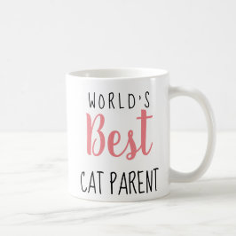 Caneca De Café Melhor Pai Gato do Mundo - Personalizável