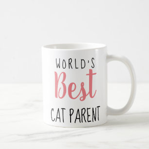 Caneca De Café Melhor Pai Gato do Mundo - Personalizável