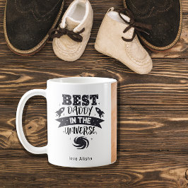 Caneca De Café Melhor Pai no Universo Personalizado Mug de Foto