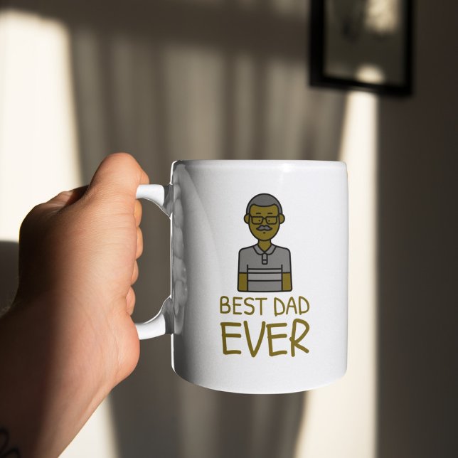 Caneca De Café Melhor Pai Nunca (Criador carregado)
