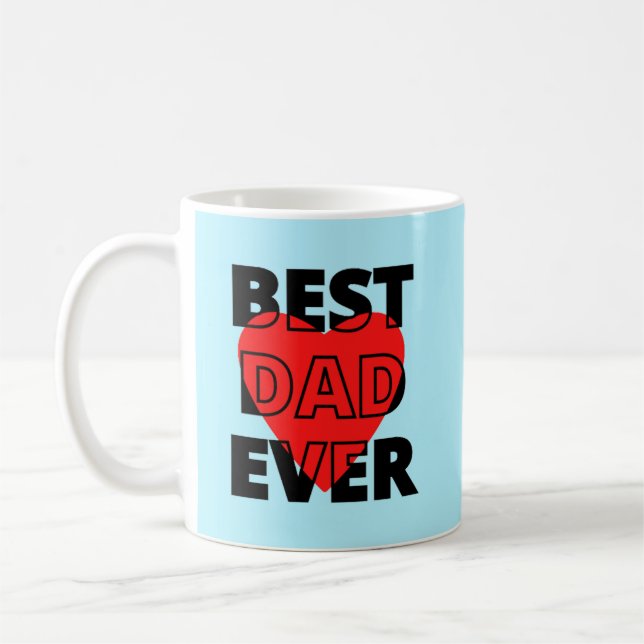 Caneca De Café Melhor Pai Nunca (Esquerda)