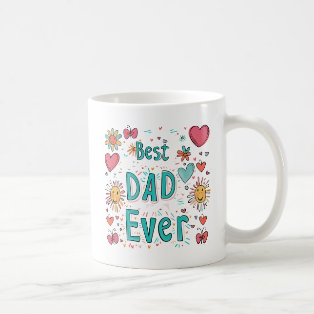 Caneca De Café Melhor Pai Nunca | Pai Do Ano (Direita)