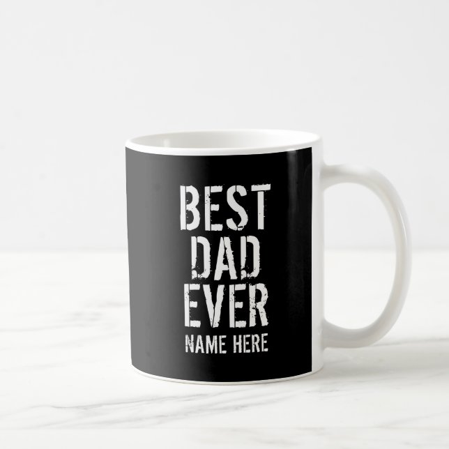 CANECA DE CAFÉ MELHOR PAI NUNCA PERSONALIZAR (Direita)