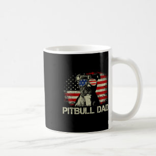 Caneca De Café Melhor Pai Pitbull Alguma Vez Camisa Bandeira Amer