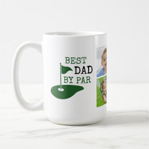 Caneca De Café MELHOR PAI POR PAR 4 Fotos Golfista