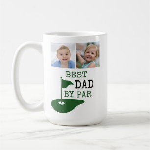 Caneca De Café MELHOR PAI POR PAR 4 Fotos Golfista