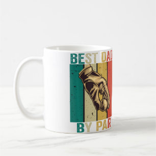 Caneca De Café Melhor Pai Por Par Dia Dos Pais Golfista Reto Vint
