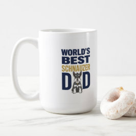 Caneca De Café Melhor Pai Schnauzer do Mundo