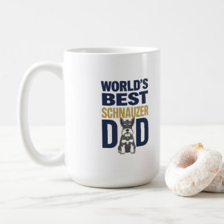 Caneca De Café Melhor Pai Schnauzer do Mundo