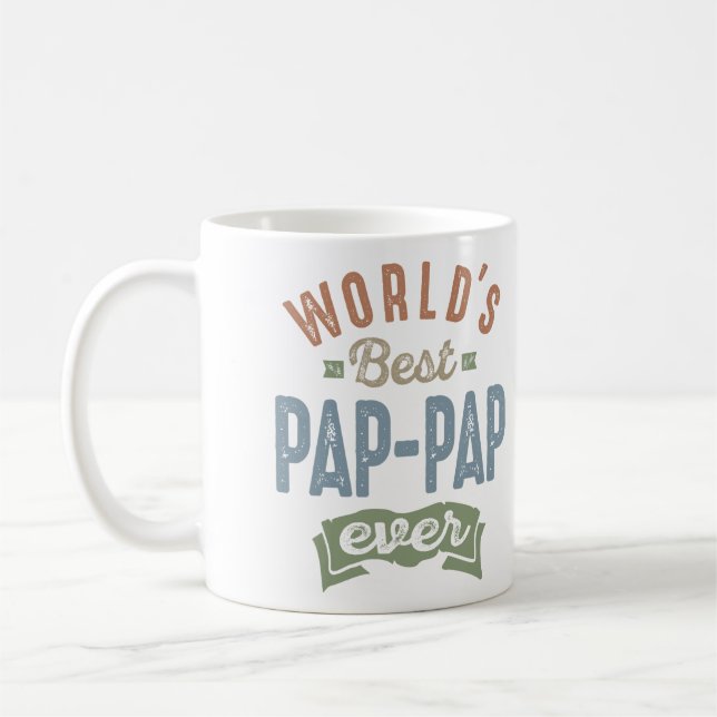 Caneca De Café Melhor Pap-Pap do Mundo (Esquerda)