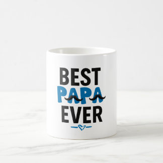 Caneca De Café Melhor Papa Cogu - Engraçado Pai de bigode