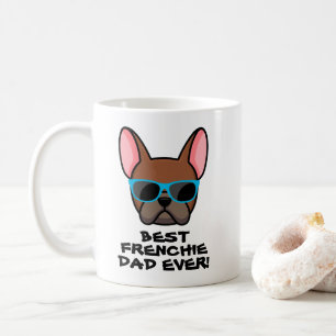 Caneca De Café Melhor Papai Frenchie Dia dos Pais Red Fawn French