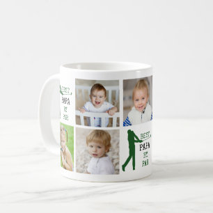 Caneca De Café MELHOR PAPAI POR PAR 7 Fotocolagem