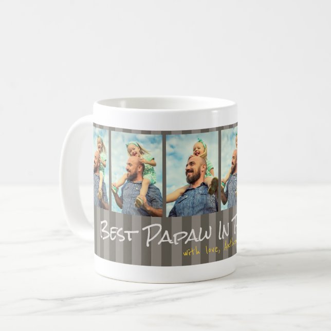 Caneca De Café Melhor Papo Do Mundo Personalizado Coffee Mug (Frente Esquerda)